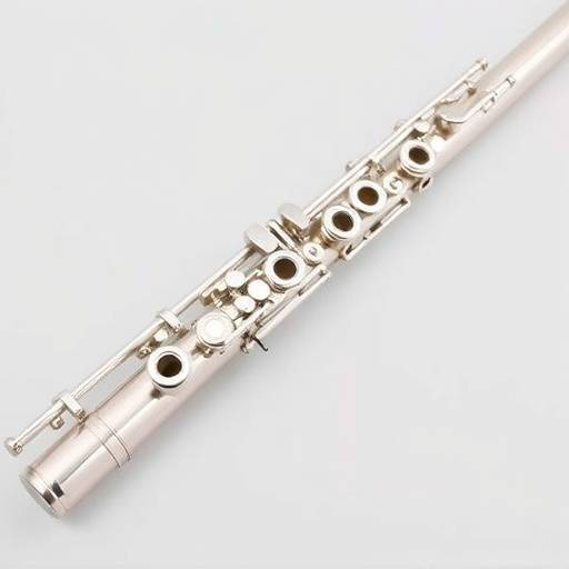 Flauta Traversa Yamaha YFL-677, una flauta profesional con cabeza y cuerpo de plata de ley